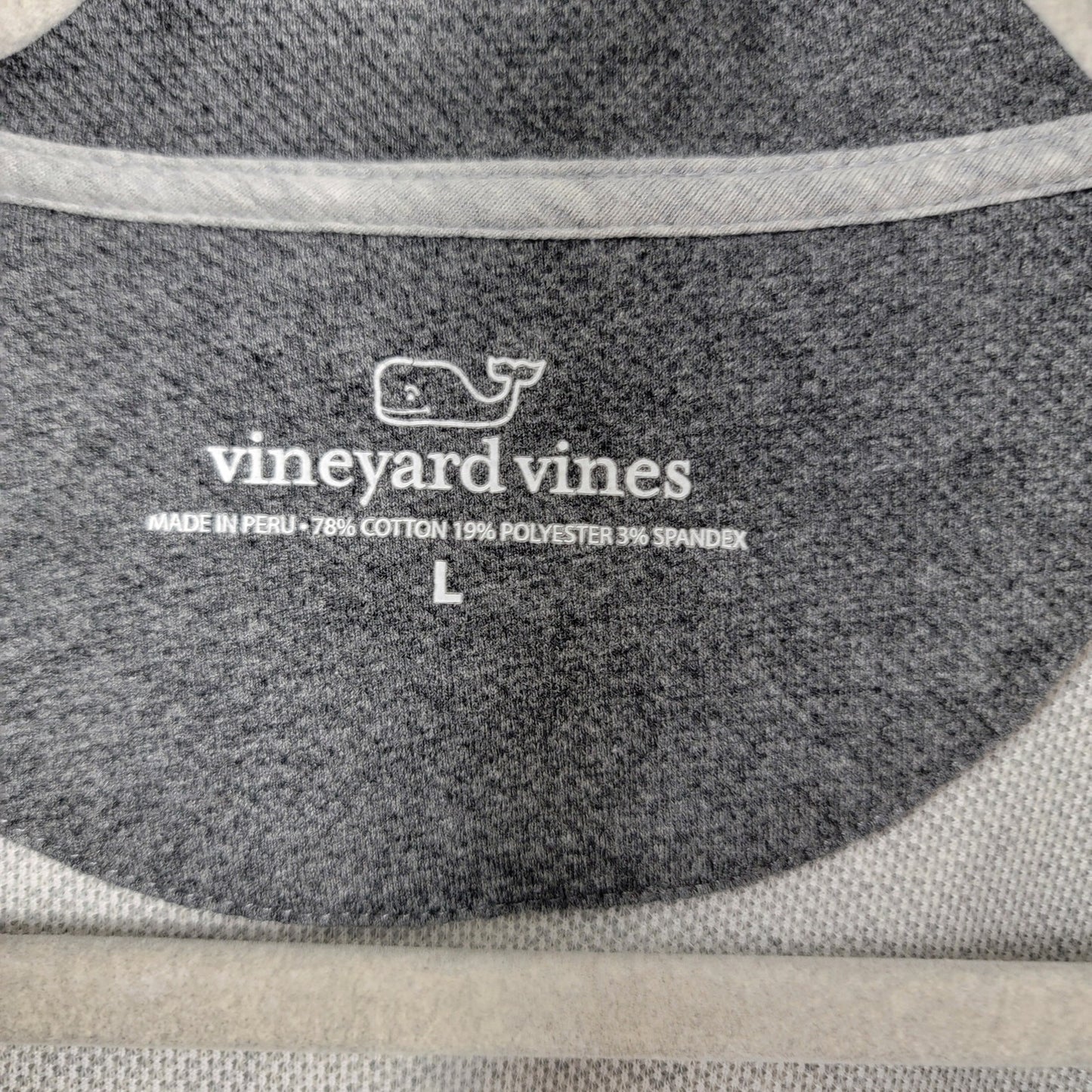 Vineyard Vines 1/3 Zip Super Bowl Miami Sz L