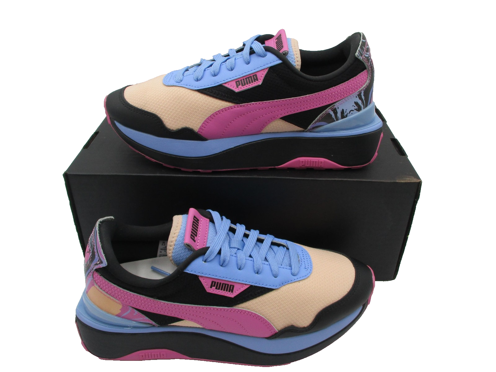 Puma Running System RS Womens Size 8 Pink Blue Black Sneakers 38300801 (1F4)1
