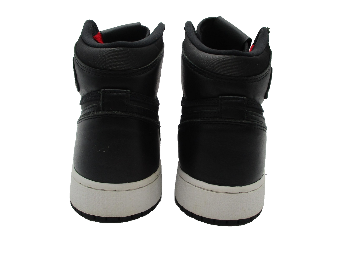 Nike Air Jordan 1 Mid Shoes Youth Size 6.5Y Black Red Basketball 575441060 1K85