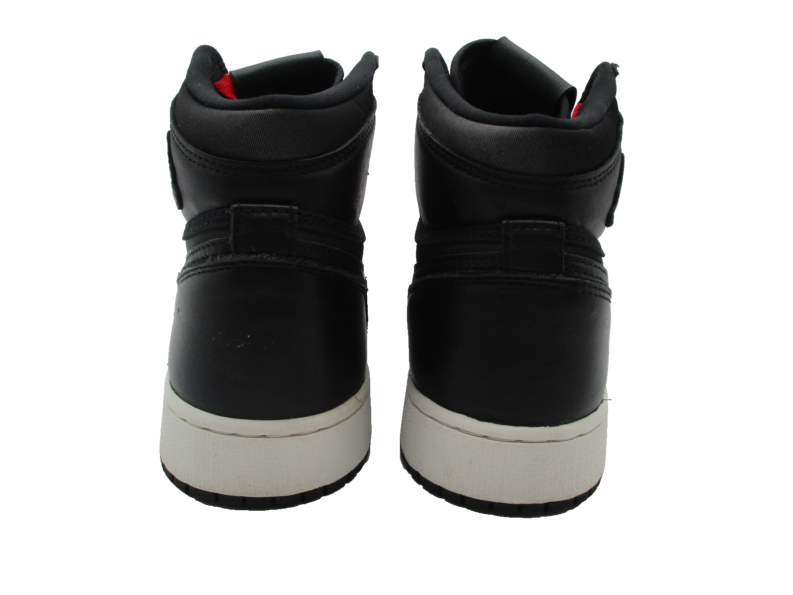 Nike Air Jordan 1 Mid Shoes Youth Size 6.5Y Black Red Basketball 575441060 1K85