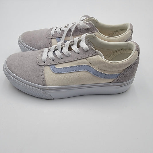 Vans Ward Platform Girls Sz 4 Multi Color Suede
