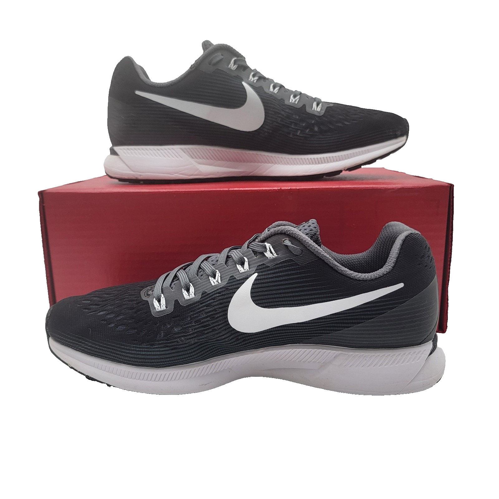 Nike Zoom Pegasus 33 Mens Size 9.5 Black White Running Athletic 887017001