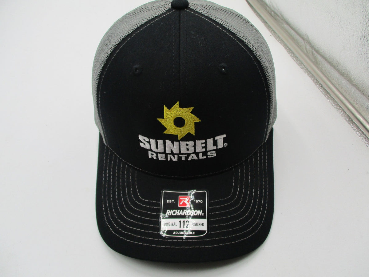 Sunbelt Rentals Hat Cap Snap Back Mens One Size Black Trucker Richardson 1121