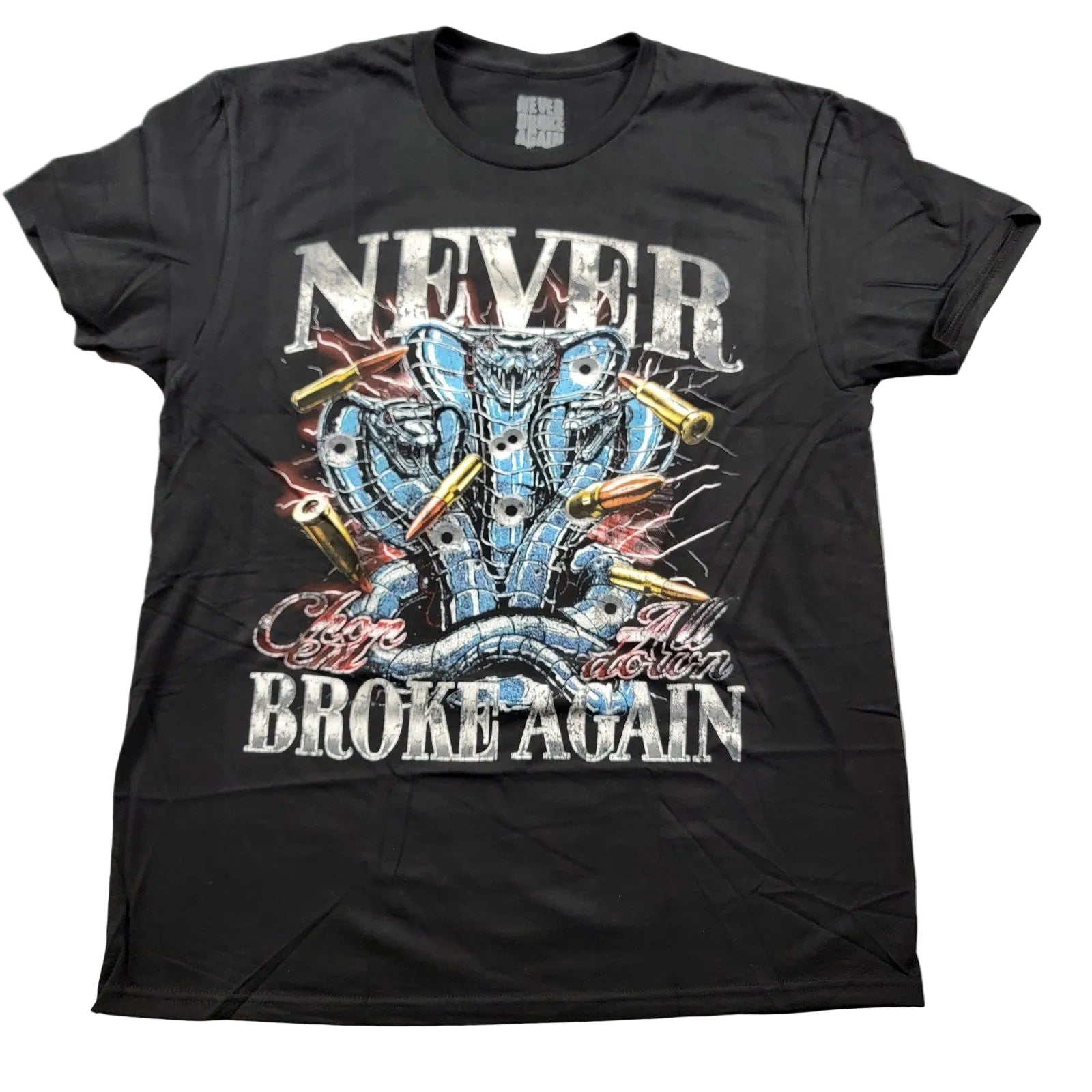 Young Boy Never Broke Again Chopperz Down Tshirt Black Sz L0