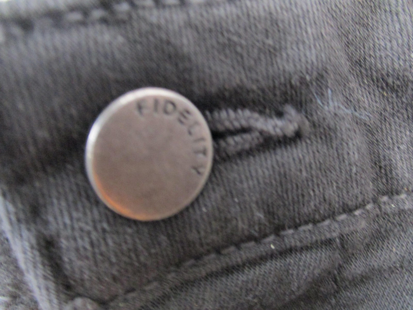 Fidelity Panther Full Cargo Jeans Womens 26 Gray Charcoal Slim Straight USA 14644