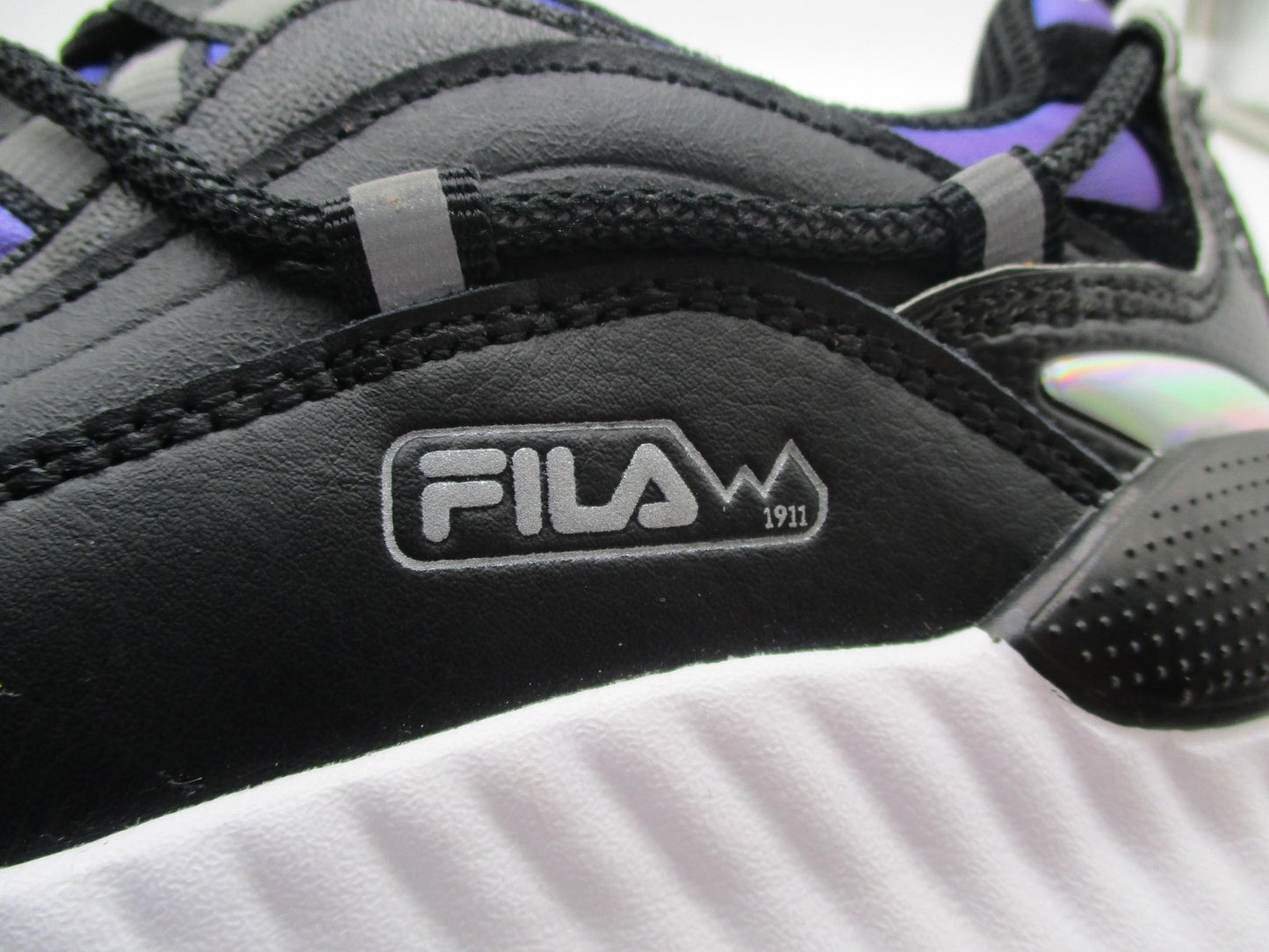 Fila Explore Energized Shoes Mens Size 8.5 Black Purple Trail Sneakers (1B8)8