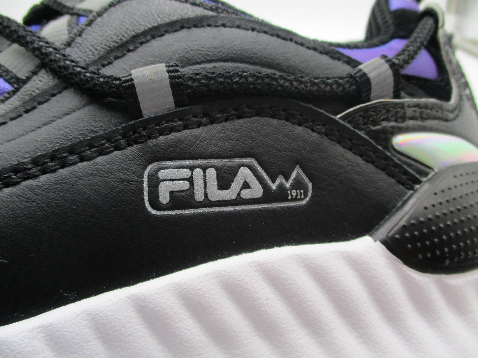 Fila Explore Energized Shoes Mens Size 8.5 Black Purple Trail Sneakers (1B8)8