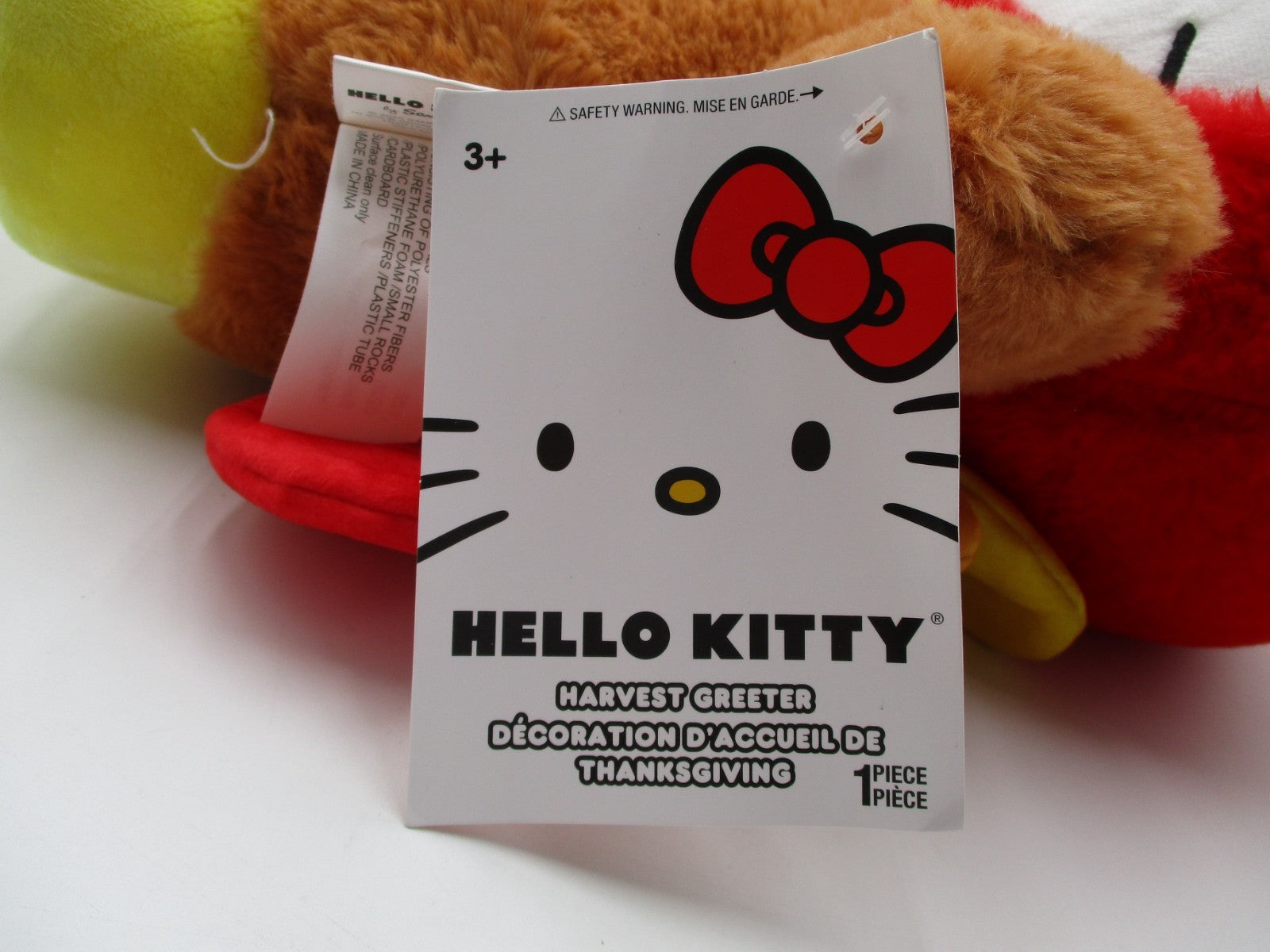 Sanrio Hello Kitty 18" Thanksgiving Harvest Fall Autumn Turkey Plush Greeter6