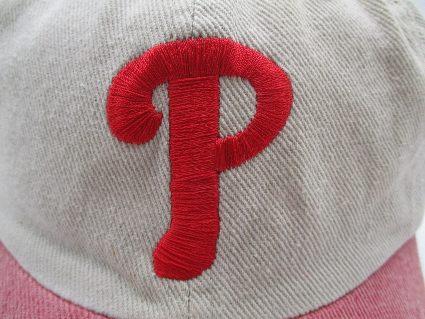 Philadelphia Phillies Hat Cap Strap Back One Size Beige MLB Twins Enterprise3
