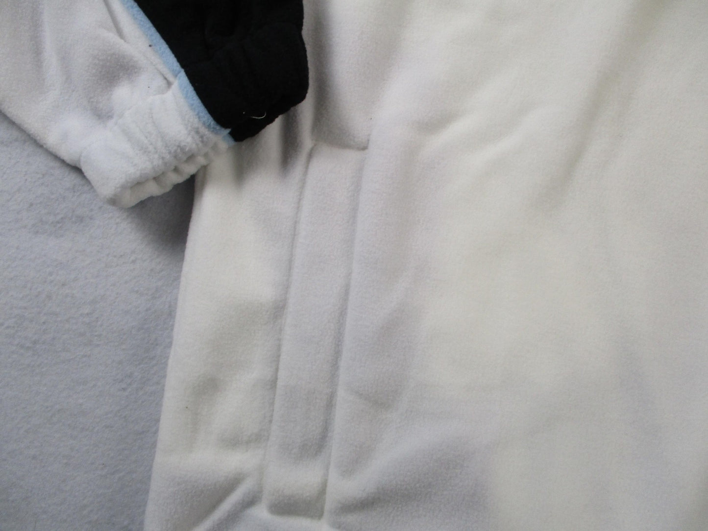 Southpole Sweatshirt Mens 2XL White Blue Fleece Pullover Snap Mock Neck Logo4