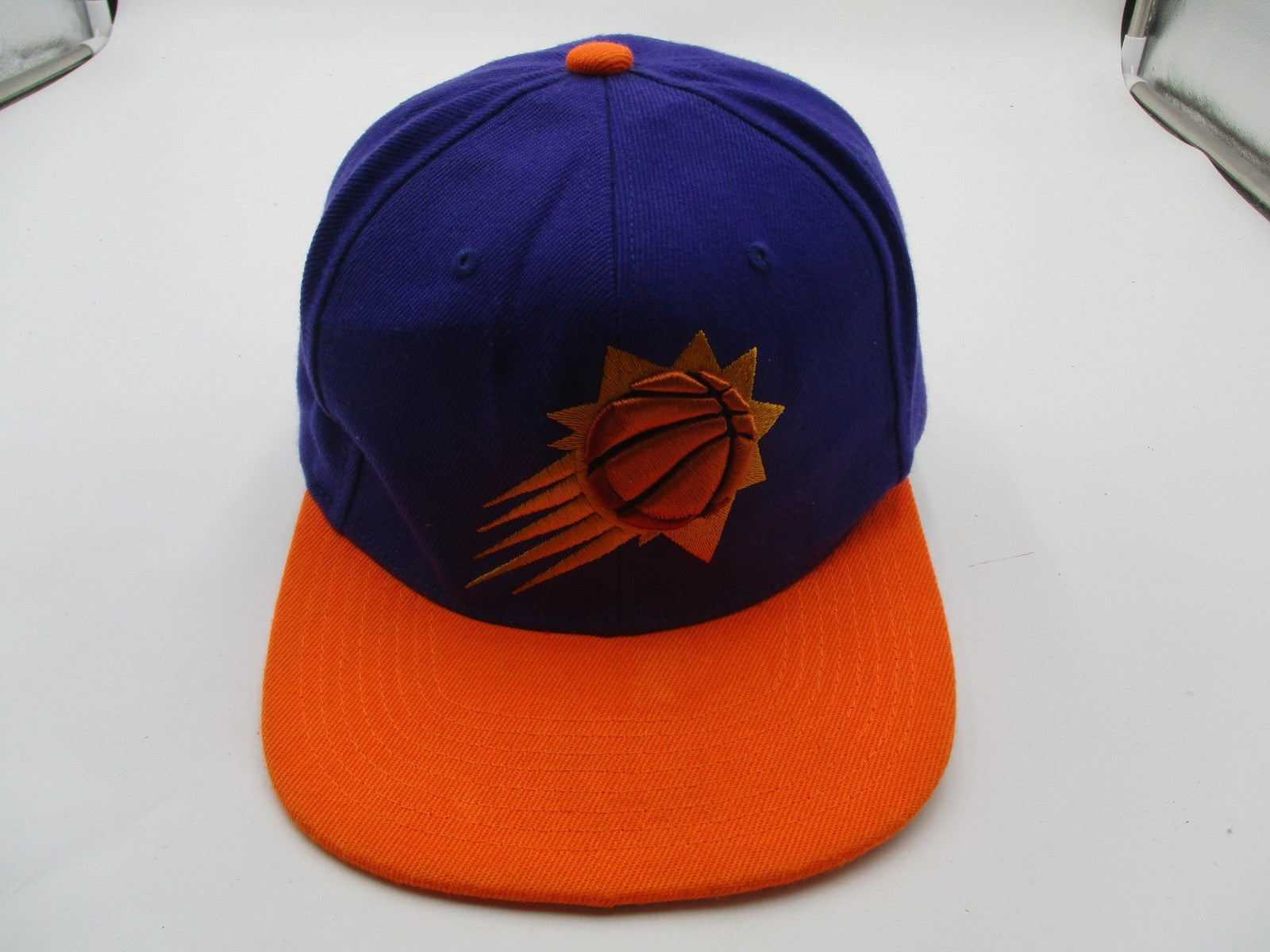 Phoenix Suns Embroidered Snapback Cap OSFM Purple NBA Basketball Mitchell Ness1