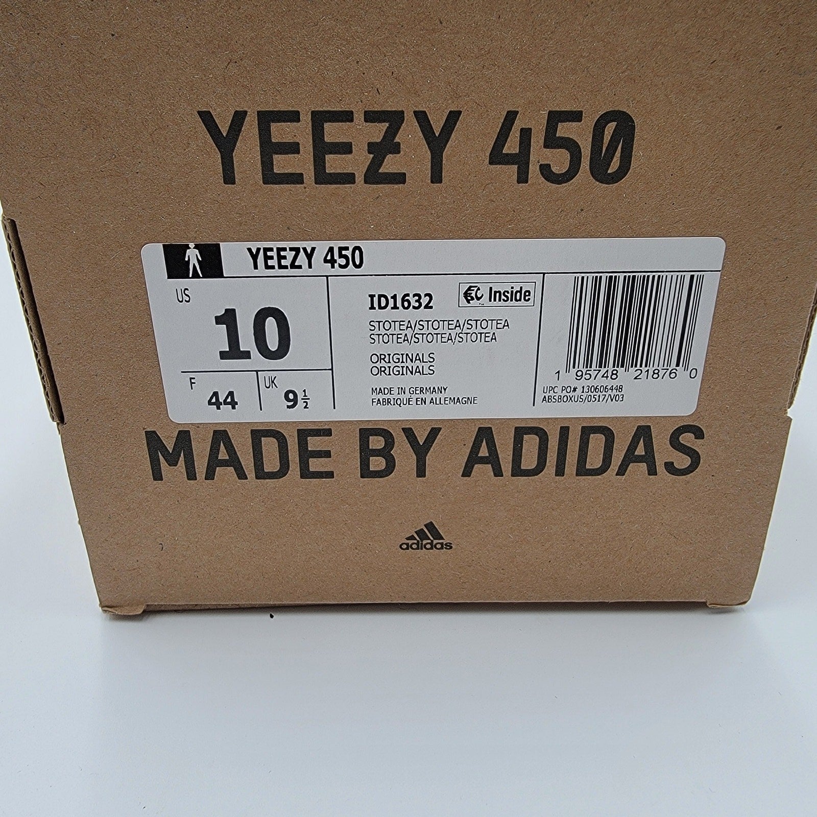 Yeezy 450 'Stone Teal'Sz 10 ID16329
