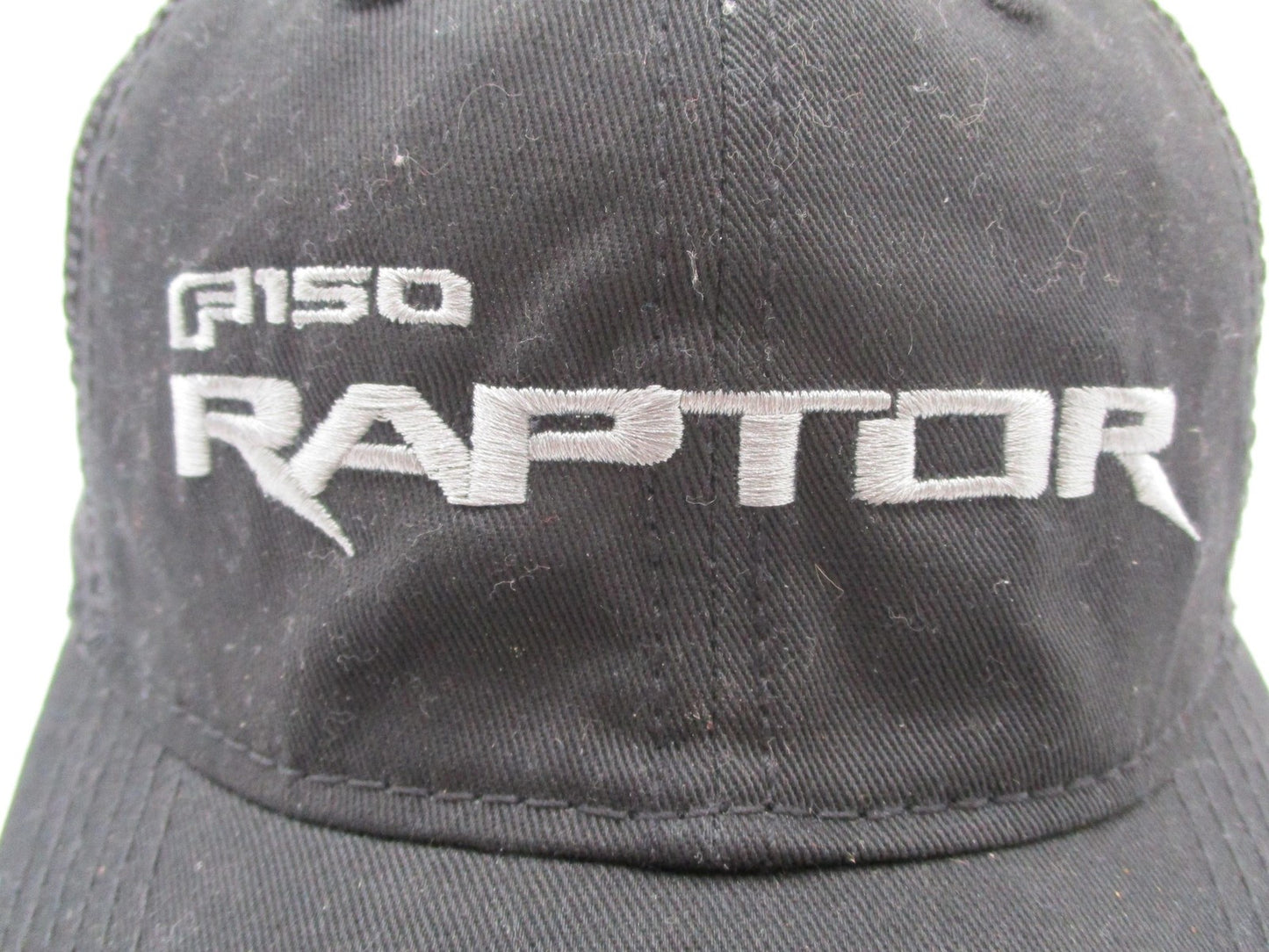 Ford F150 Raptor Hat Cap Strap Back Black Mesh Trucker Mens One Size Truck6