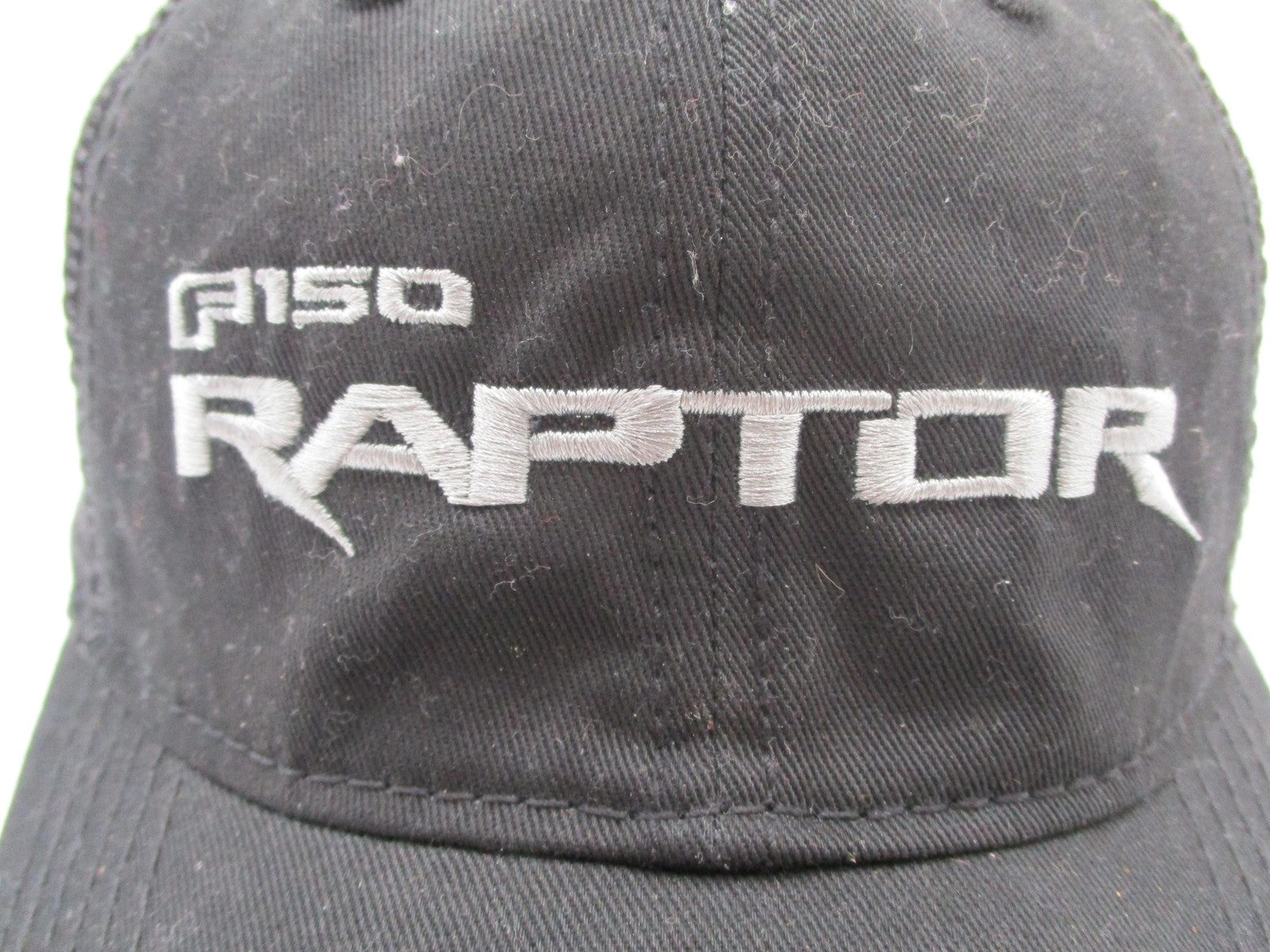 Ford F150 Raptor Hat Cap Strap Back Black Mesh Trucker Mens One Size Truck6