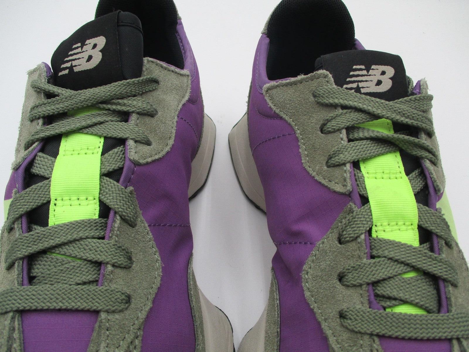 New Balance 327 'Sour Grape Bleached Lime Glow' Mens Sz 8.5 Sneakers MS327TC 1R45