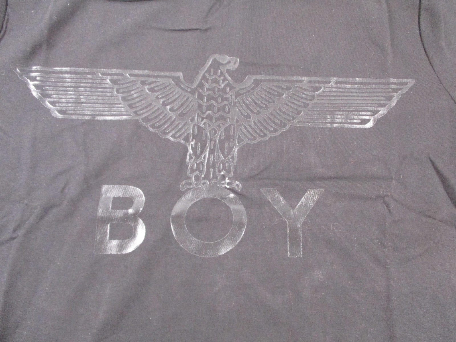 Boy London Shirt Men Small Black Eagle Logo Stretch Graphic Tee Crewneck 1297983