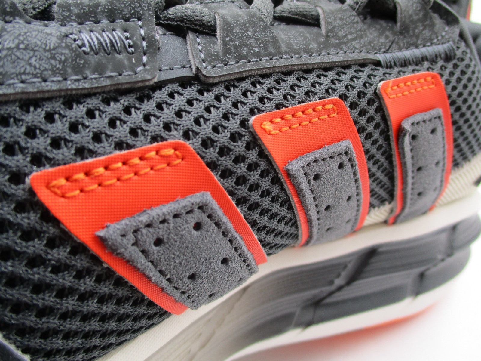 Adidas Astrastar Cloudfoam Black Gray Orange Men’s Sz 12 JQ60776