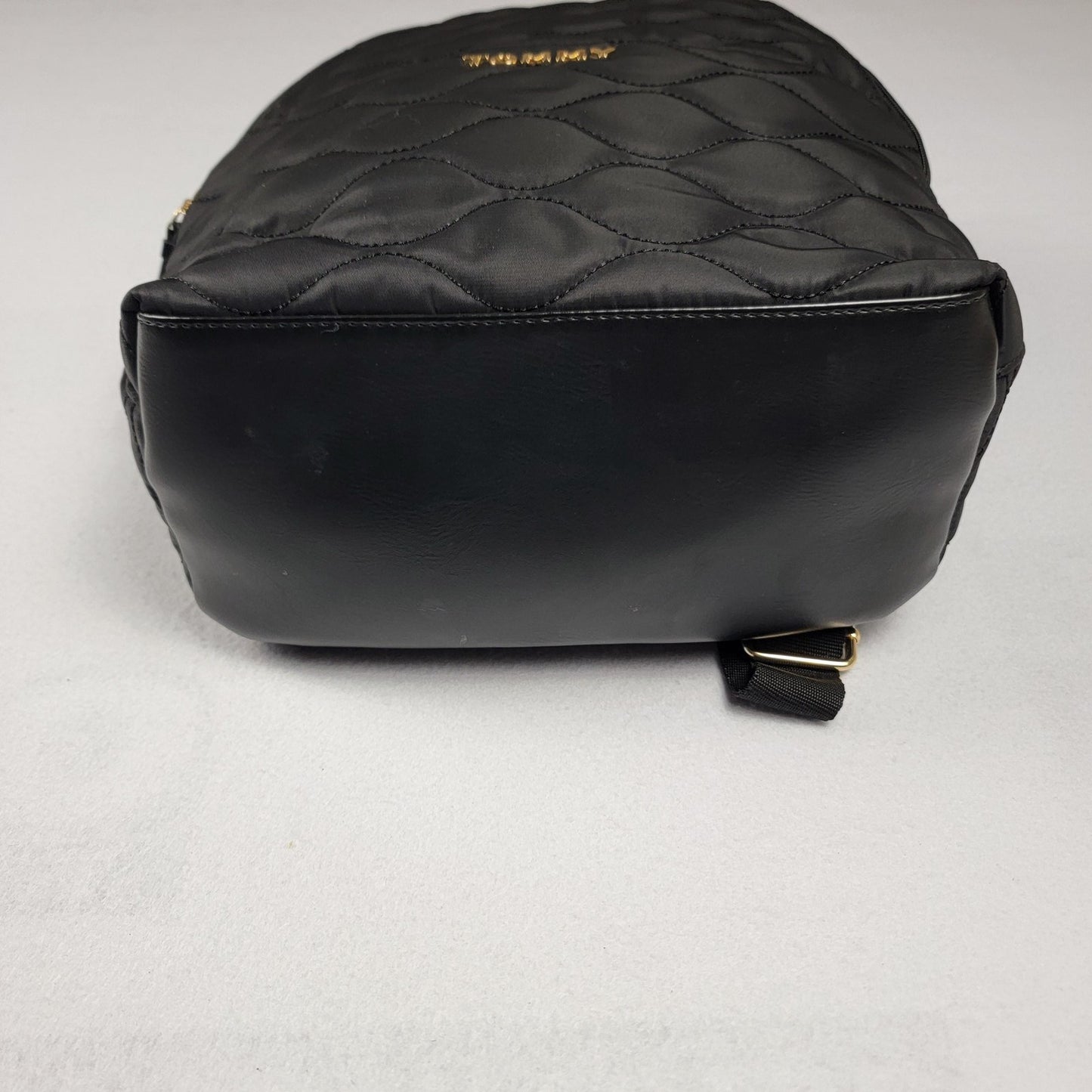 Tommy Hilfiger Backpack Womens Black Quilted Mini Bag Nylon Lightweight 69J90109