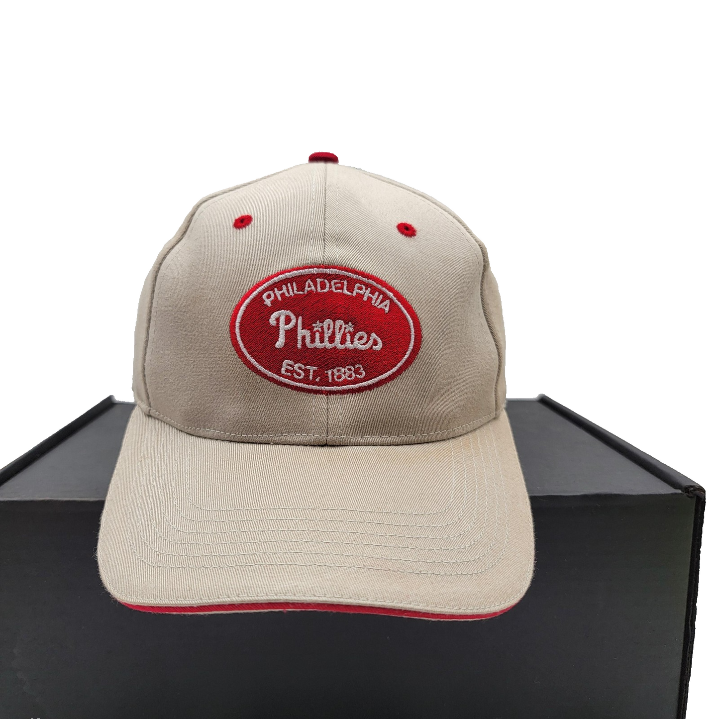 Philadelphia Phillies Cap Strap Back Mens  MLB Baseball Plymouth Chrysler Jeep0