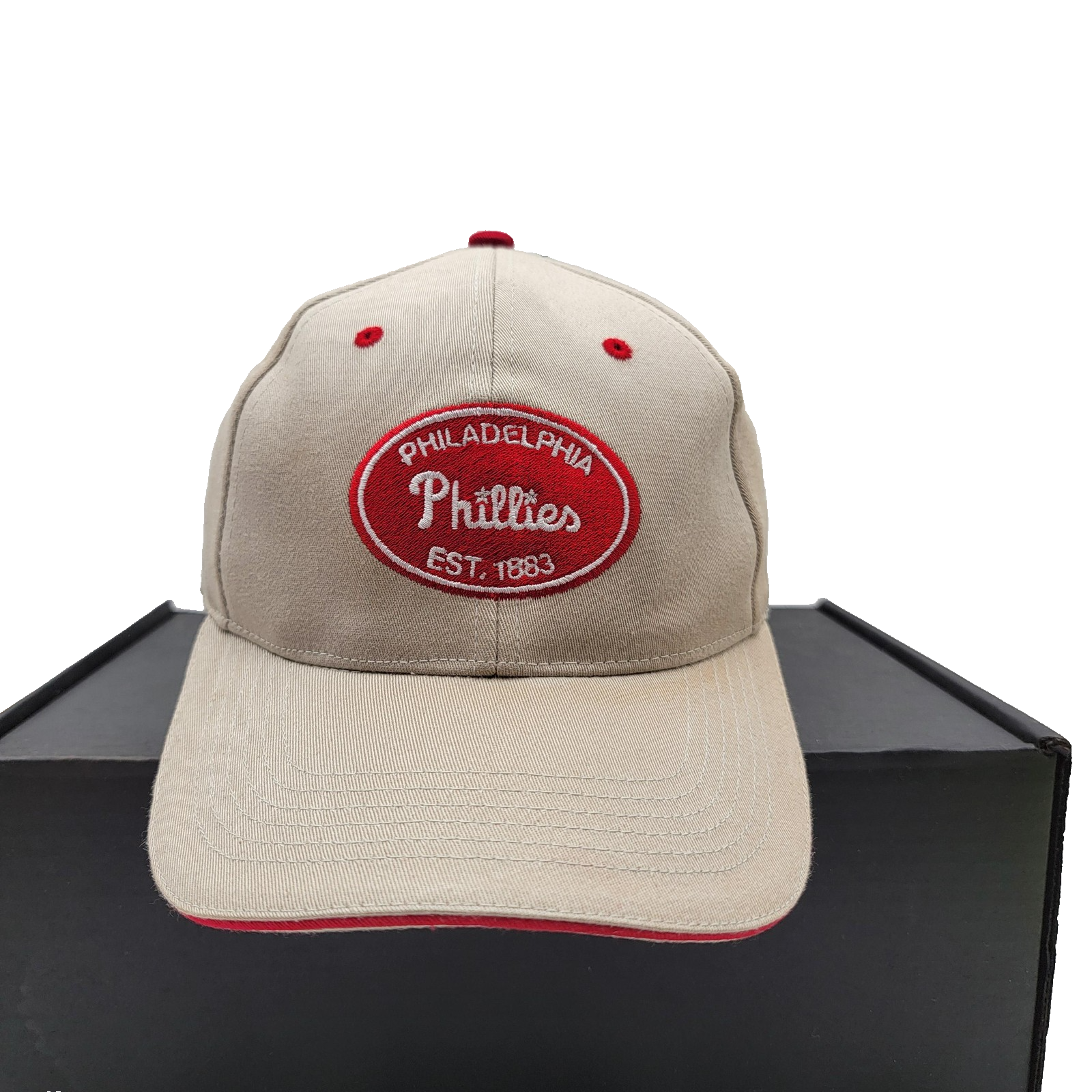 Philadelphia Phillies Cap Strap Back Mens  MLB Baseball Plymouth Chrysler Jeep0