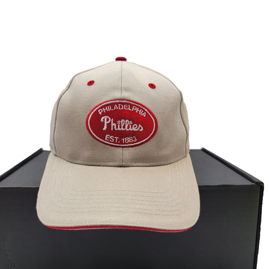 Philadelphia Phillies Cap Strap Back Mens  MLB Baseball Plymouth Chrysler Jeep0