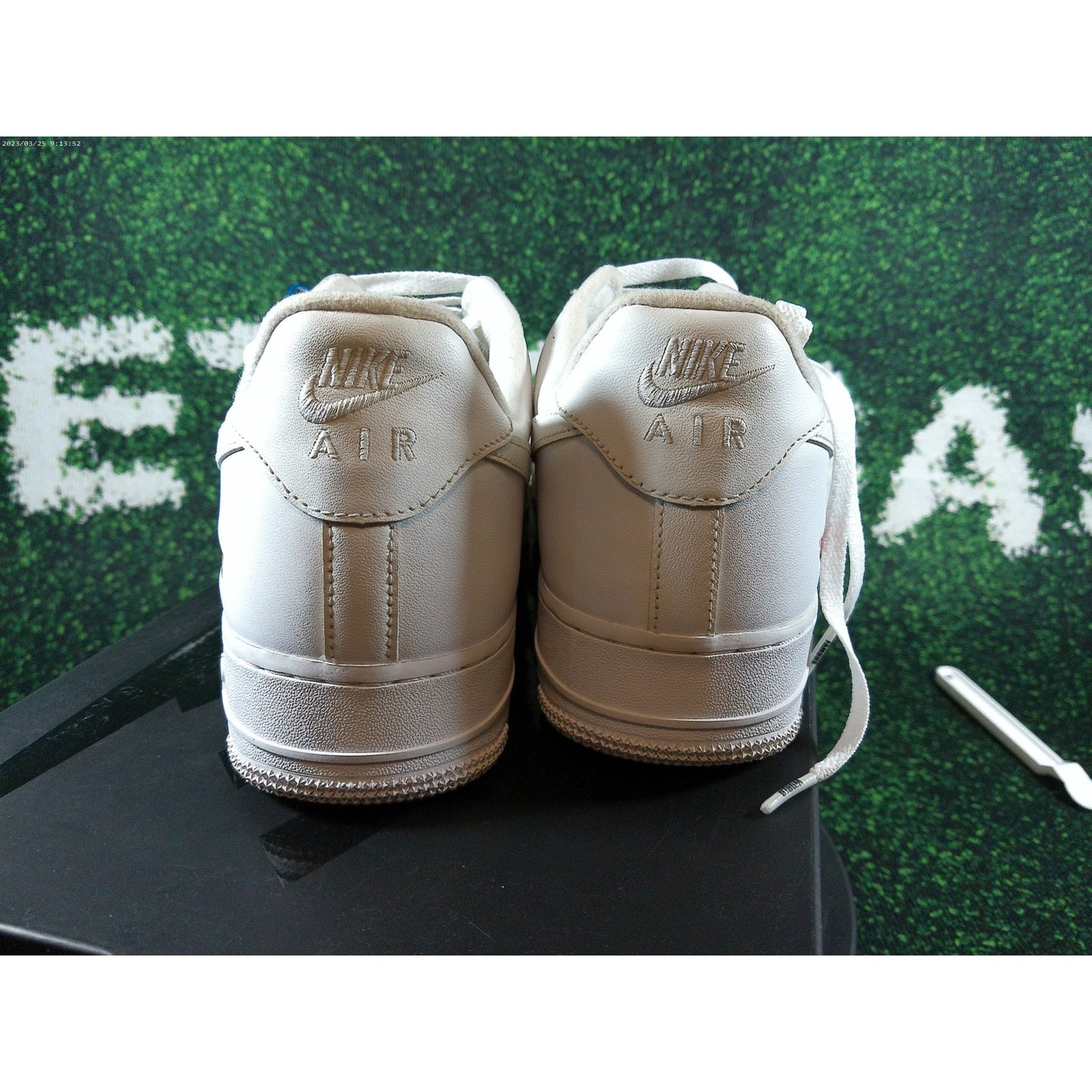 Nike Supreme x Air Force 1 Low 'Box Logo  White' Sz 11.5 CU9225 100 2