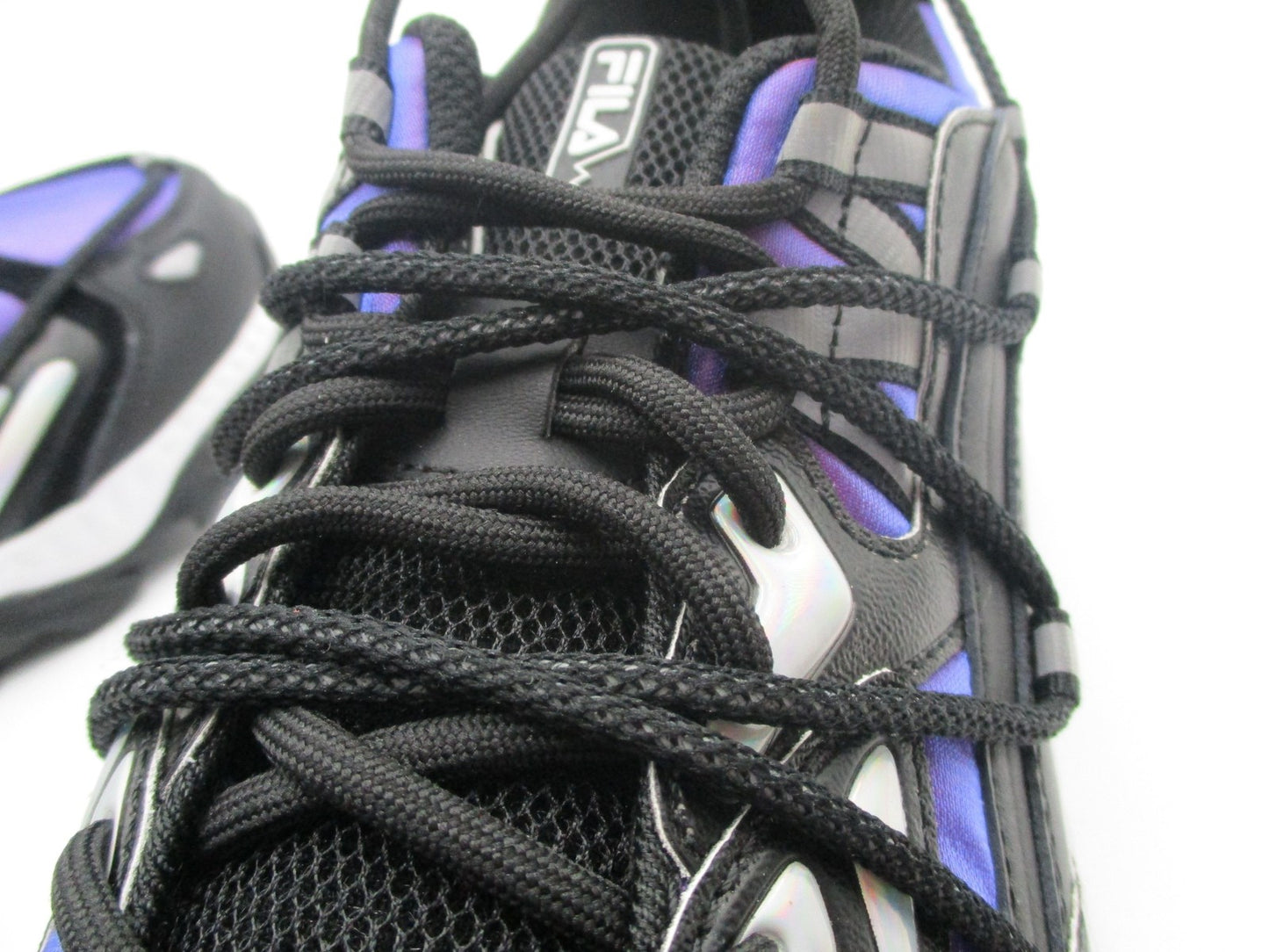 Fila Explore Energized Shoes Mens Size 8.5 Black Purple Trail Sneakers (1B8)9