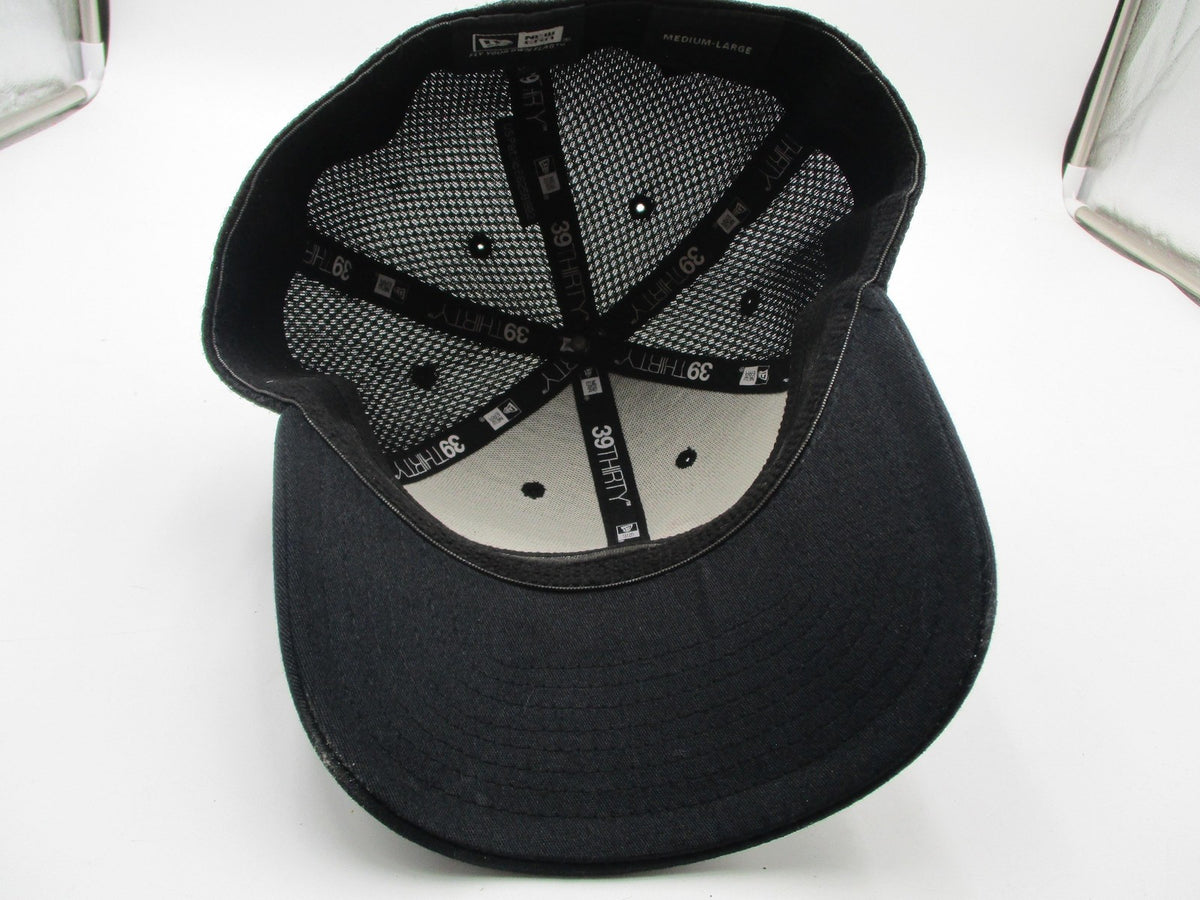 New Era Hat Cap Fitted Mens Large Black NP Pacman 39THIRTY Mesh Nick Pasquale9