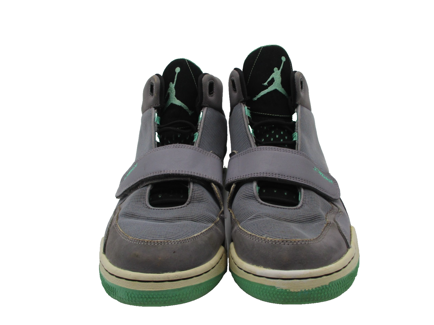 Jordan Flight 45 High Wolf Grey Mint 602661013 Men’s Size 12 Preowned (1I4)4