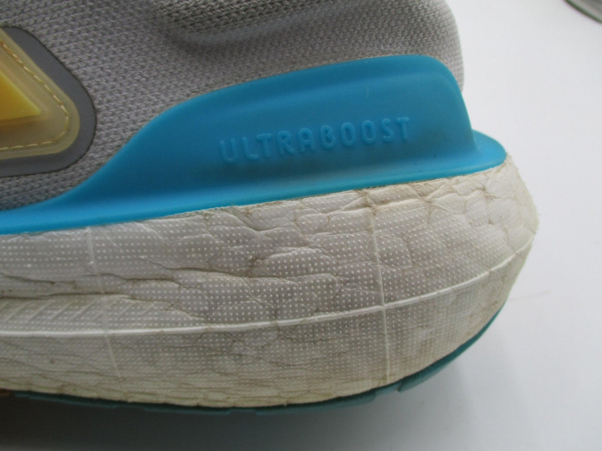 Adidas UltraBoost Light Shoes Mens Size 13 Gray Yellow Blue Running IE17584
