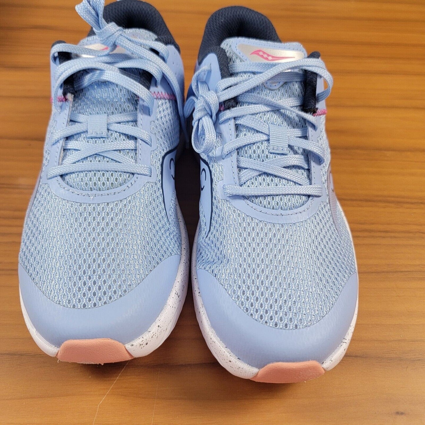 Saucony Kinvara 14 Lace to Toe Sneaker, Light Blue, 4 US Unisex Big Kid3
