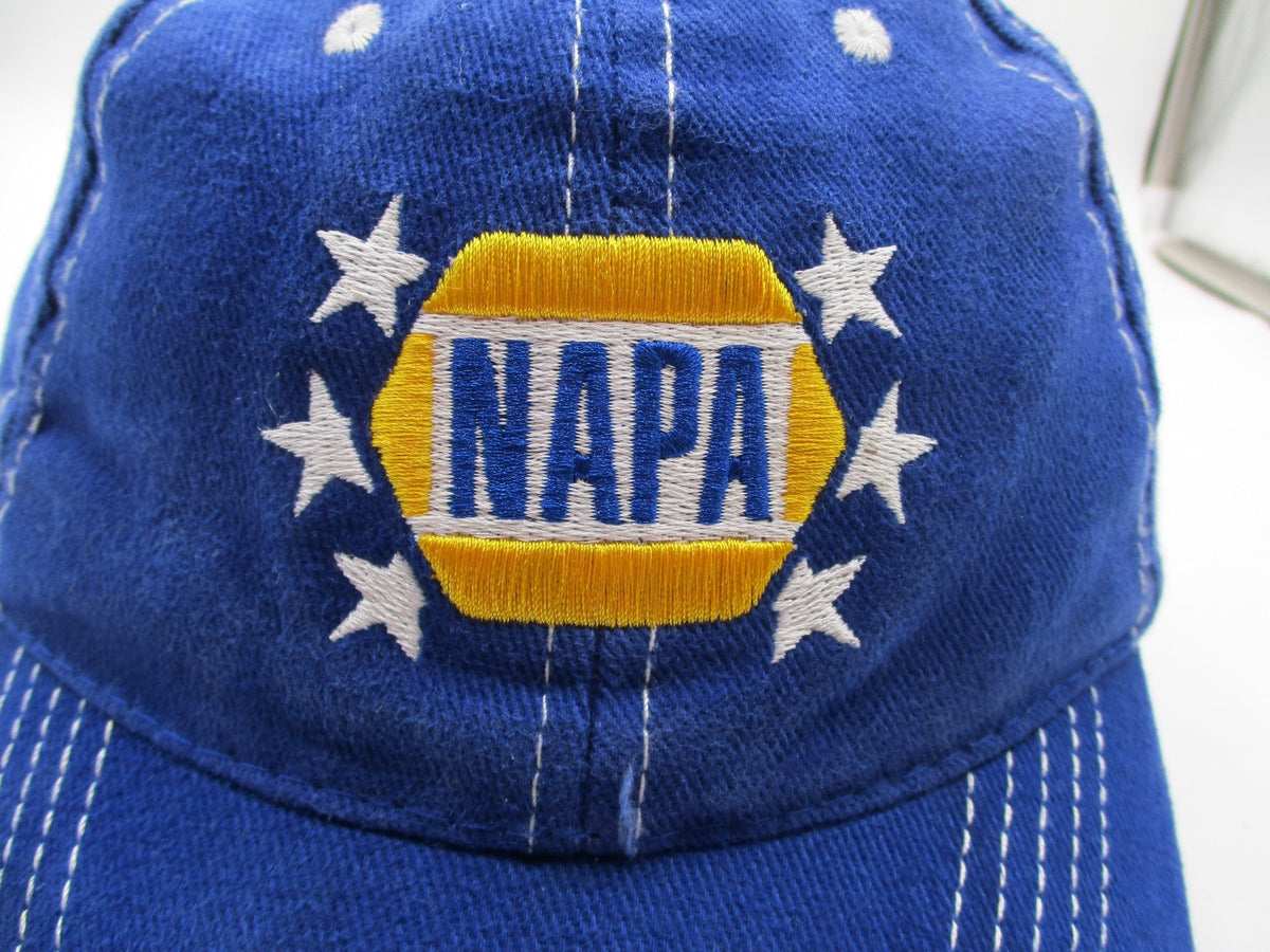 Ron Capps NAPA Racing Hat Cap Strap Back One Size Blue NHRA Drag Racing Mens1