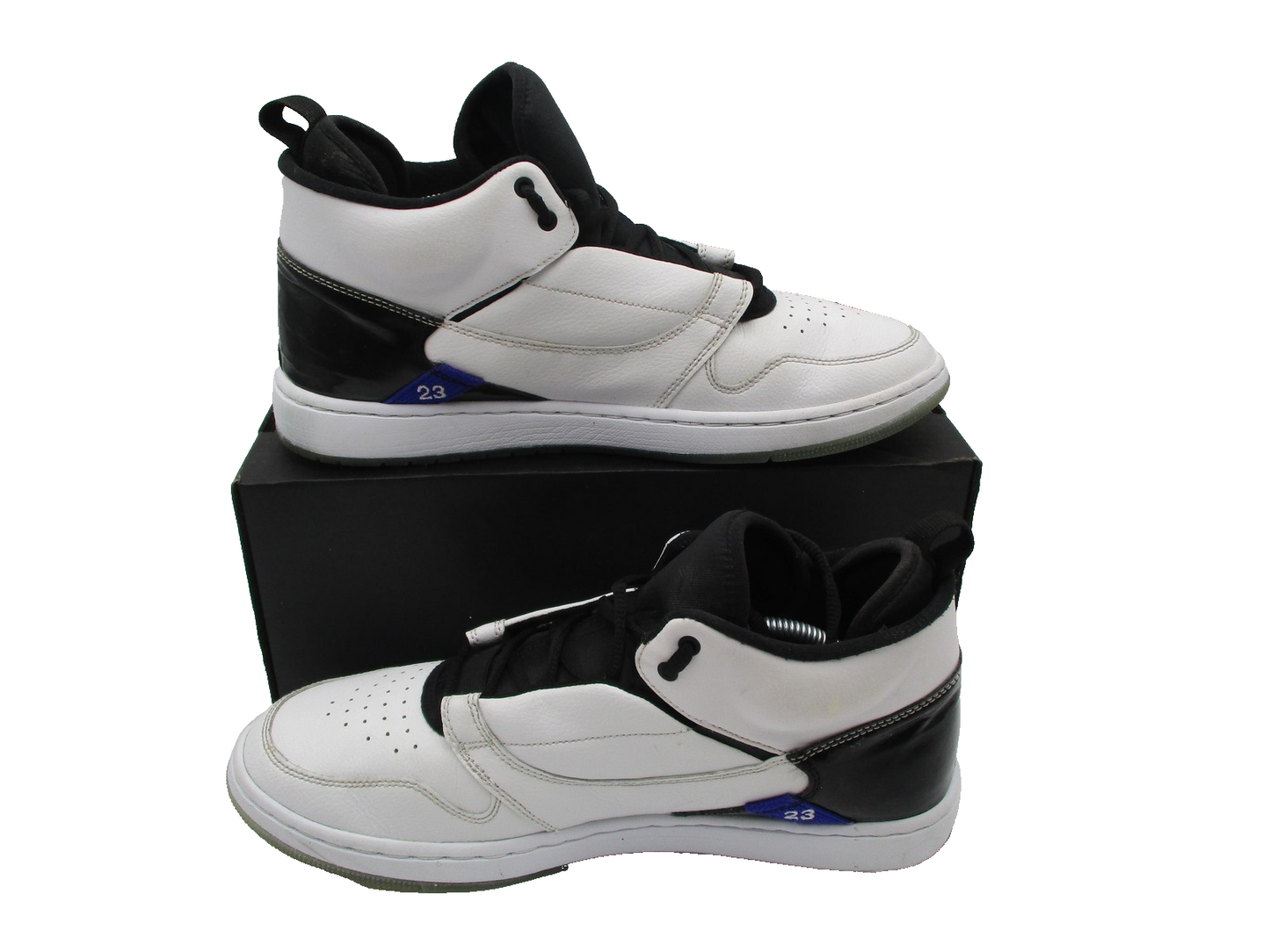Air Jordan Fadeaway 'White Concord' Sz 11.5 Mid Basketball Shoes AO1329100 1H43