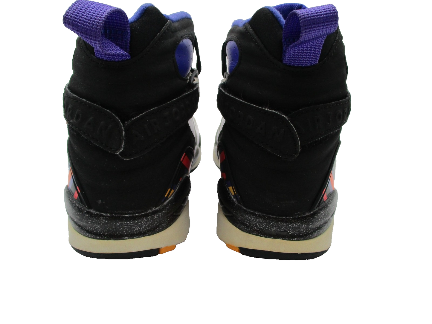 Jordan Air Jordan 8 Retro Threepeat Shoes Youth Size 7Y White Multi Sneakers 1K65