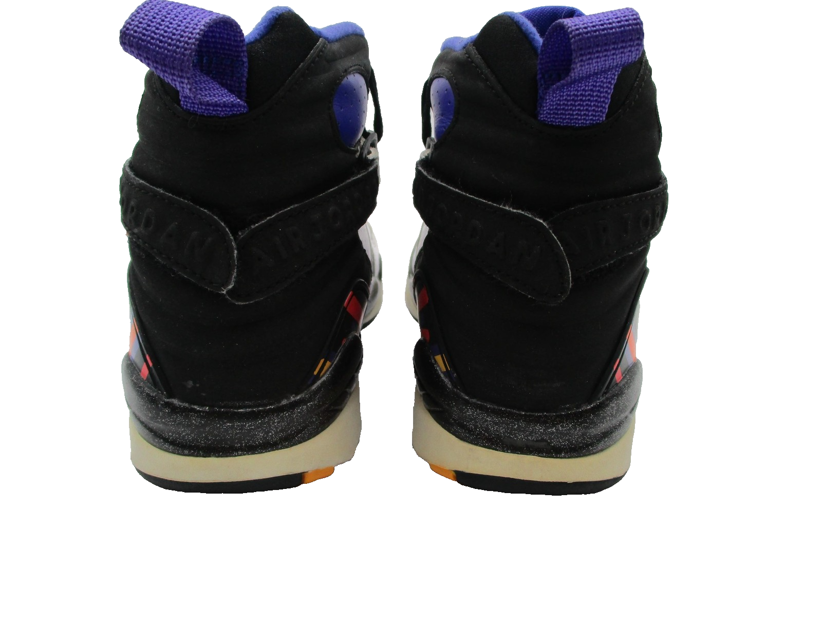Jordan Air Jordan 8 Retro Threepeat Shoes Youth Size 7Y White Multi Sneakers 1K65