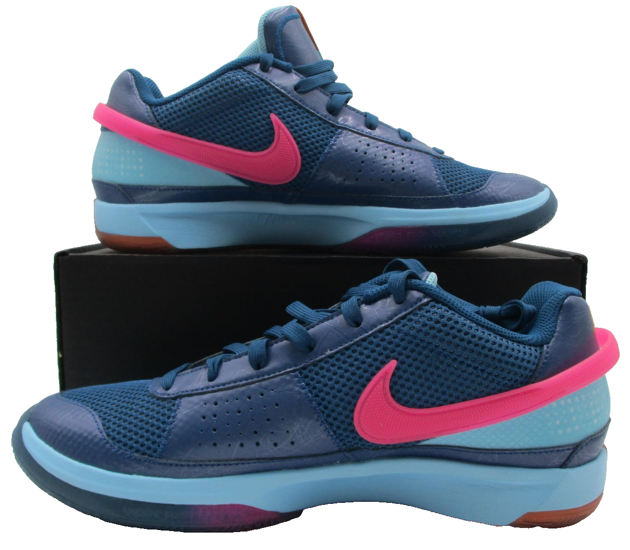 Nike Ja 1 Midnight NY Vs NY Shoes Mens Size 11.5 Blue Basketball FV1286-400 1T21