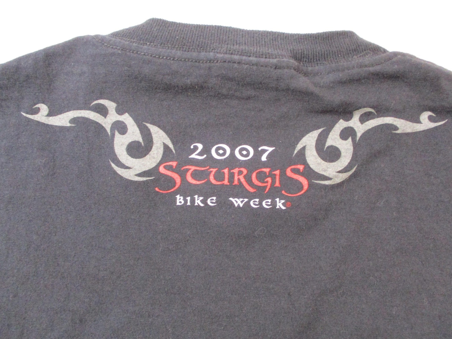 Sturgis Bike Week Shirt Mens Large Black Skull Graphic Delta Pro Weight 20074