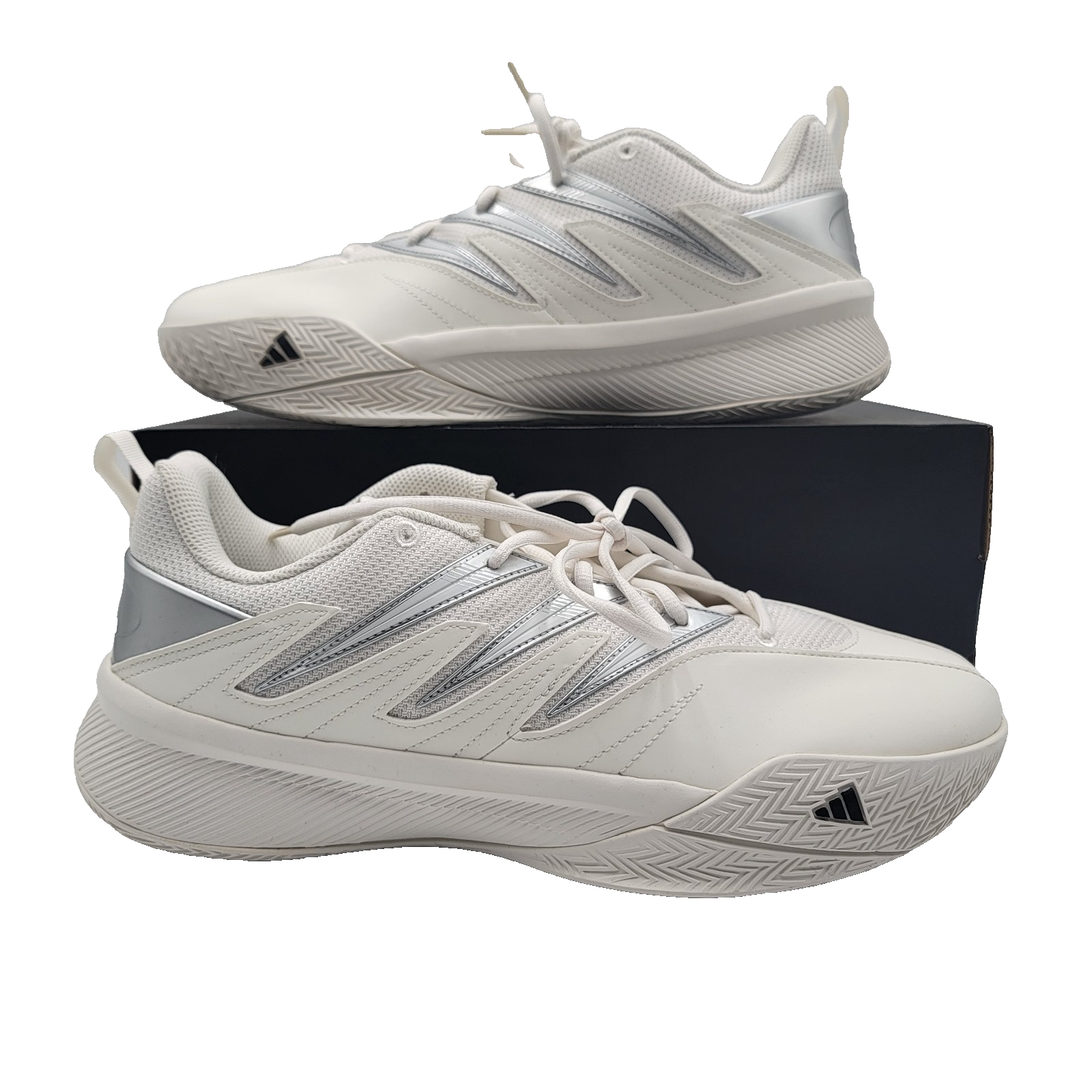 adidas Men's Dame Certified 3 Low Basketball Shoes 11 White IH8468 New with Box0