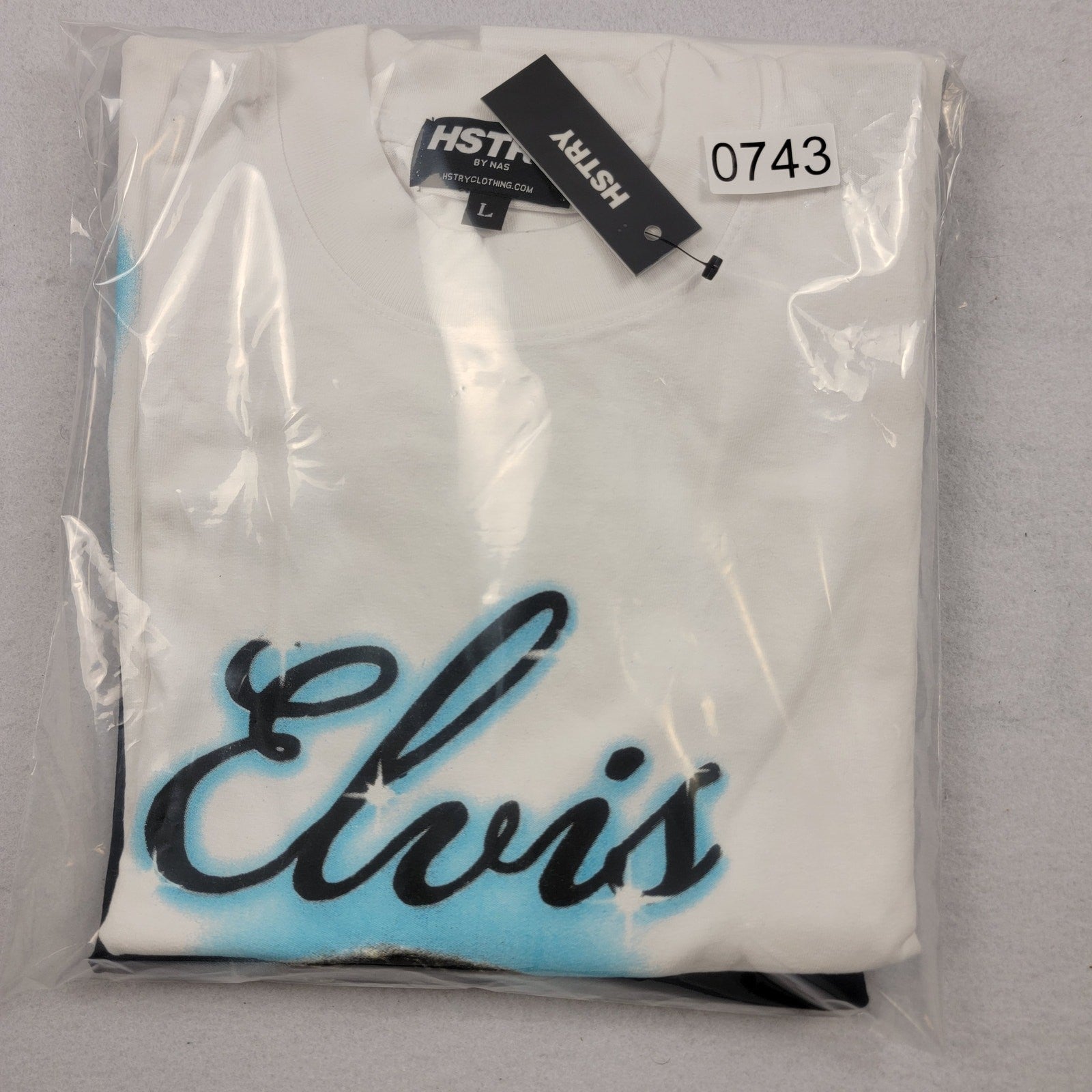 Hstry by NAS Elvis Presley Tshirt 2pk Sz L