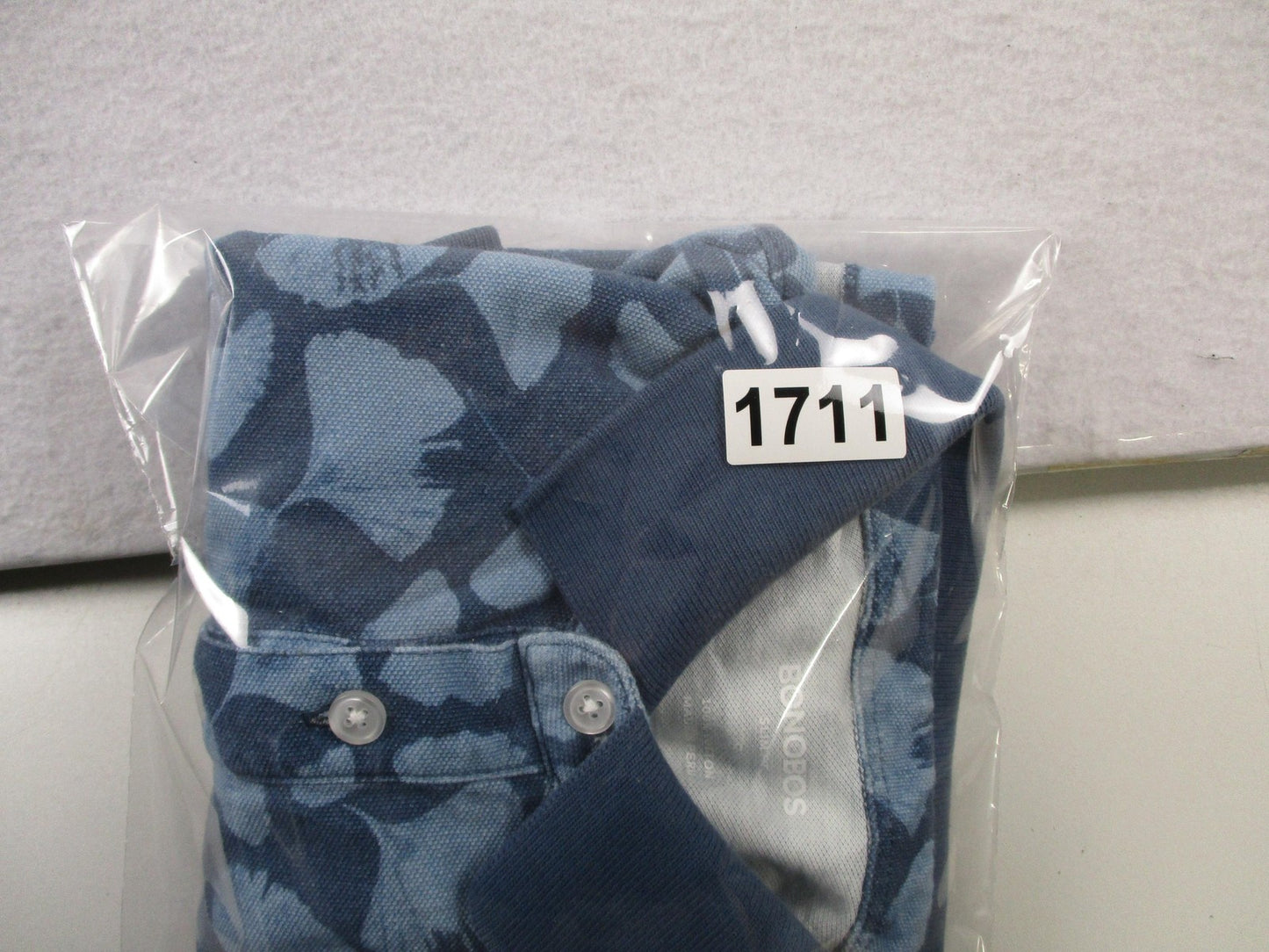 Bonobos Polo Shirt Mens Small Blue Floral Slim Fit Cotton Casual Knit Top8