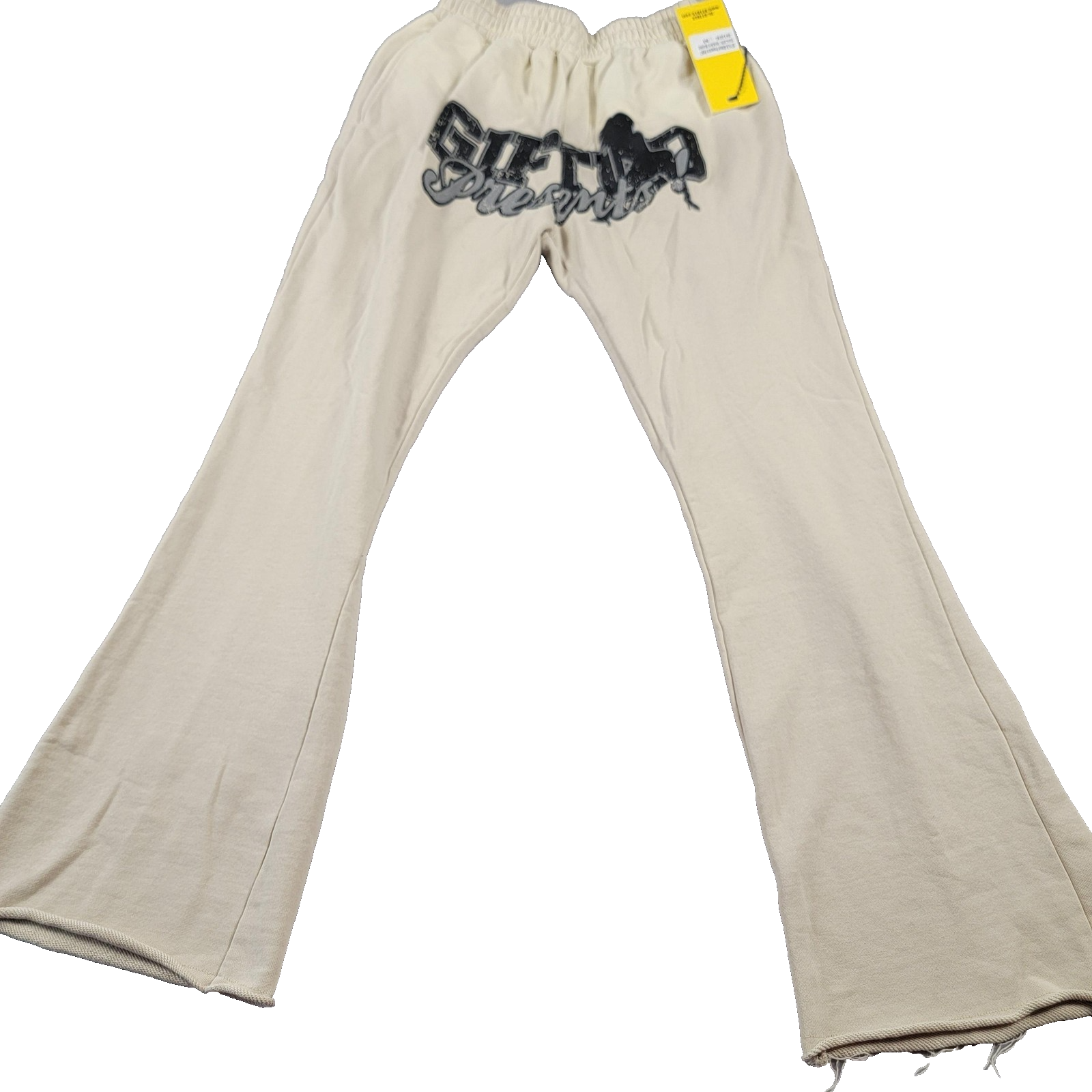 GFTD LA Gifted Presents Pants Mens Medium Wash Bone Flare Leg New Streetwear 9040