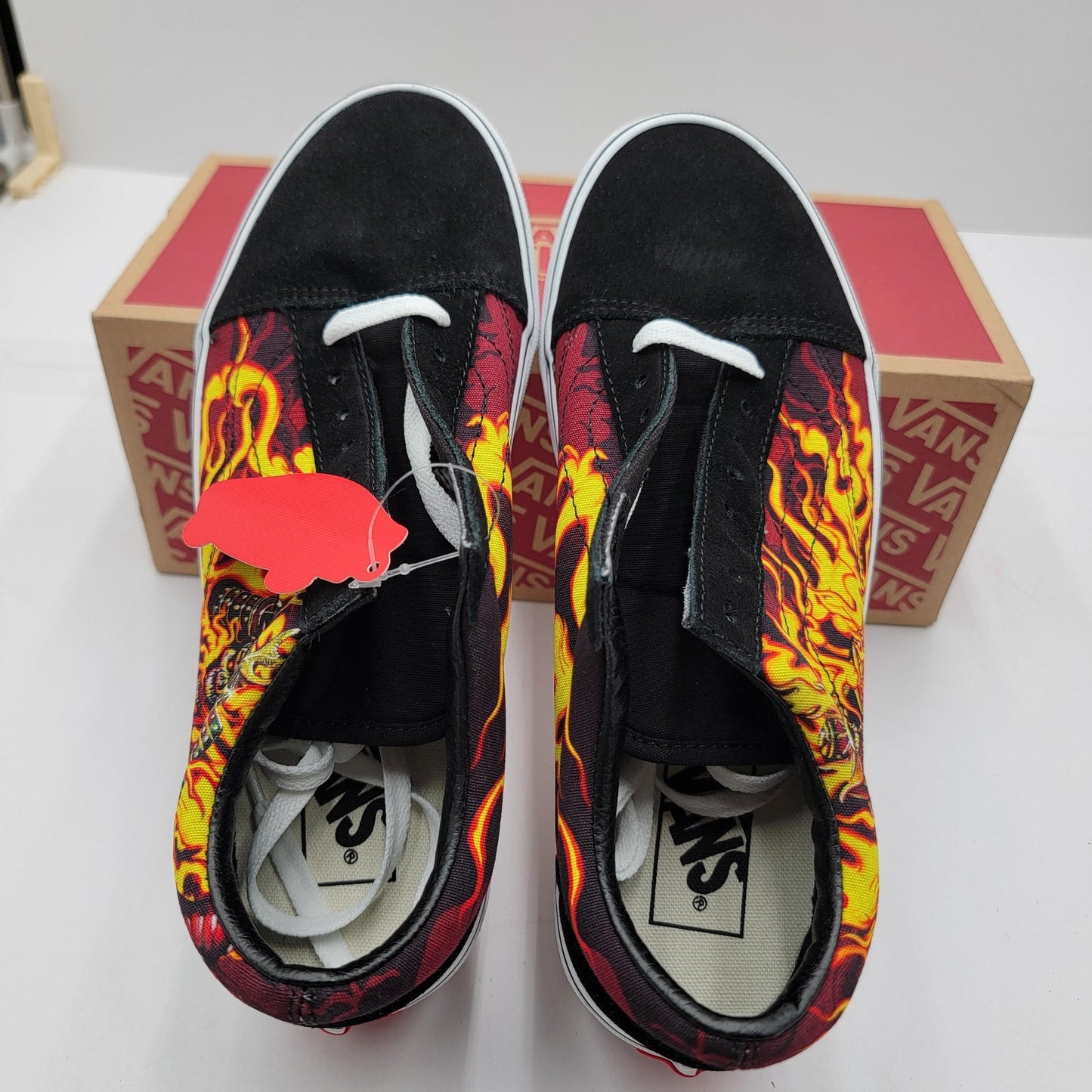 Vans Old Skool Black Samurai Rising Flames VN0A3WKT44I Men's