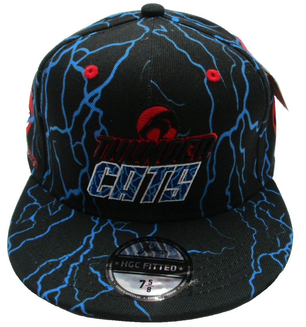 Headgear Classics ThunderCats Hat Cap Fitted Mens 7 5/8 Black Lightning 19850