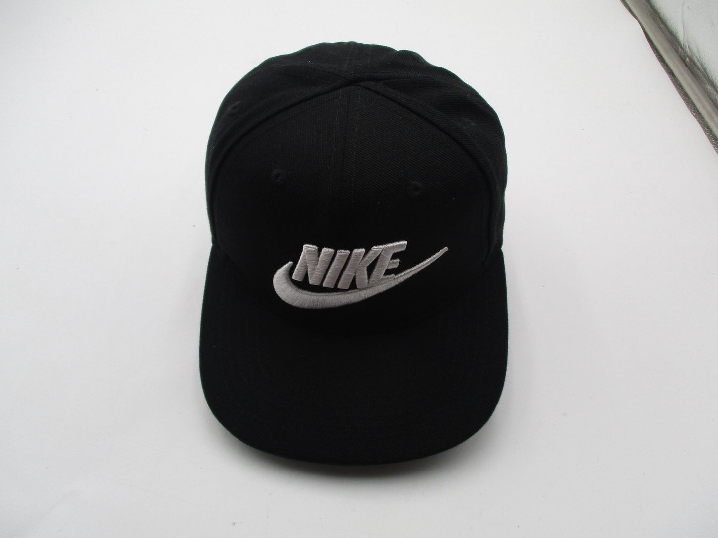 Nike Hat Cap Snap Back Boys Adjustable Black Embroidered Baseball Twill Logo2
