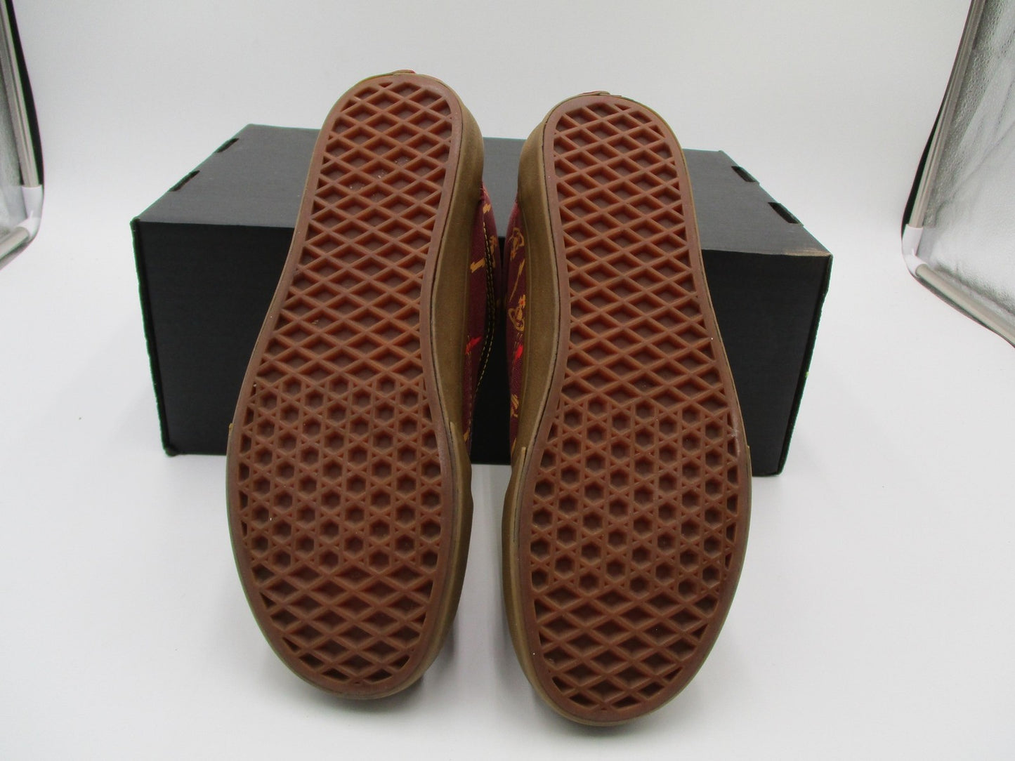 Vans Old Skool Vivienne Westwood Shoes Mens 5.5 Womens 7 Red Gum Bolt Print 1A46