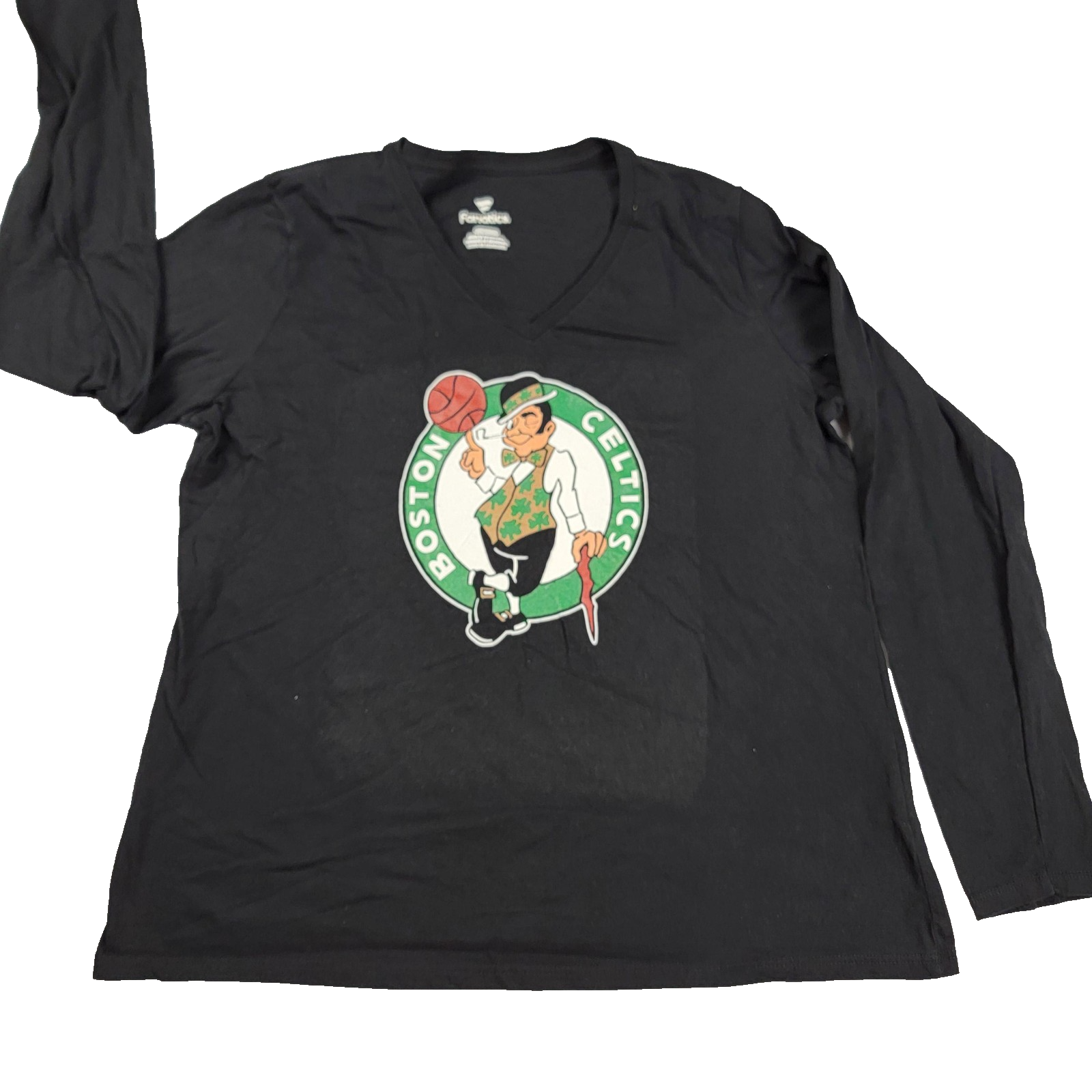 Boston Celtics Shirt 2 Pack XL Long Sleeve Green Black NBA New Era Fanatics 11331