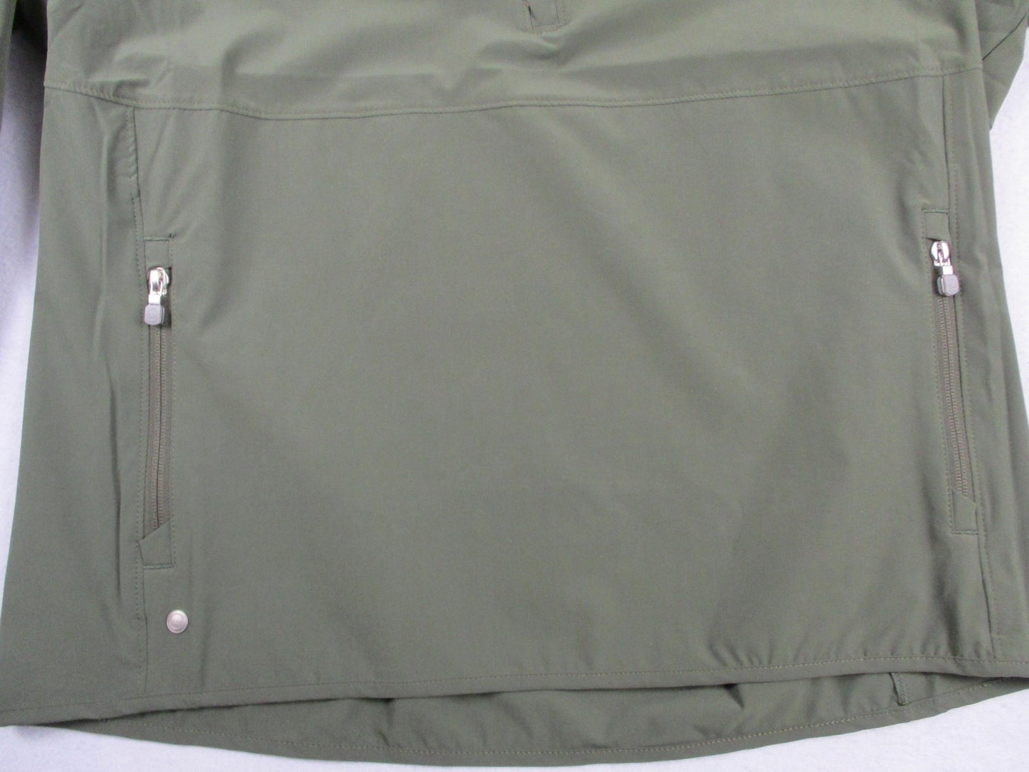 Peter Millar Crown Crafted Jacket Mens XL Green 1/4 Zip Golf Windbreaker 132113
