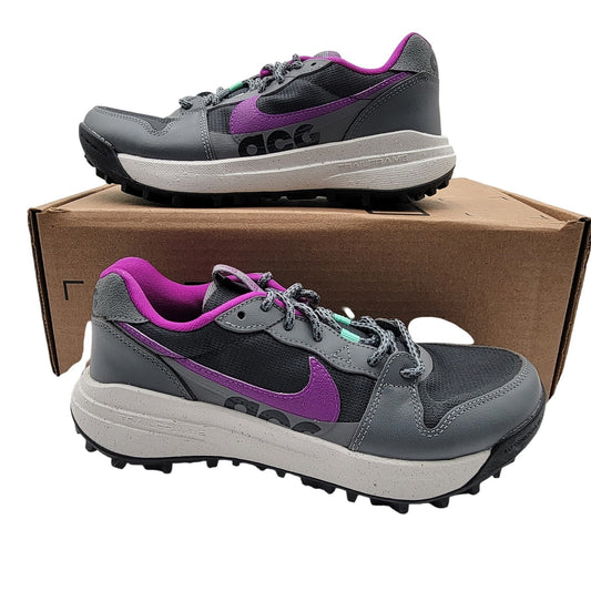 Nike ACG Lowcate Smoke Grey Vivid Purple  Size 5.5 DX2256 002