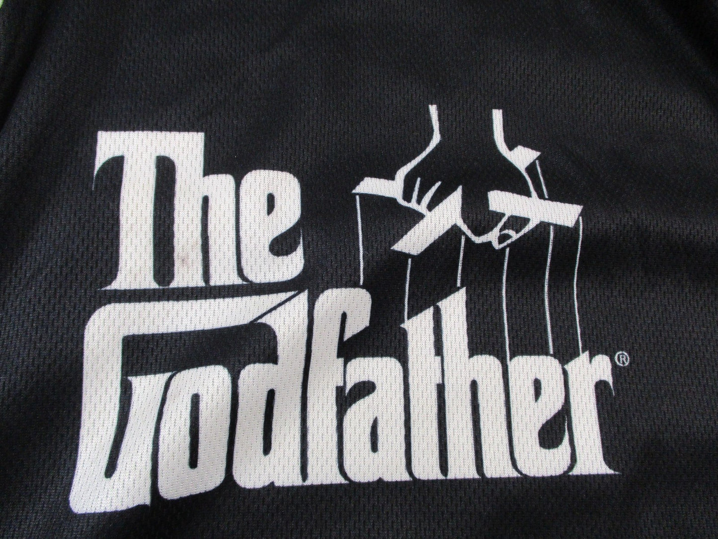 Hybrid Apparel The Godfather Shirt Mens 4XL Black Baseball Button Up Jersey 14882