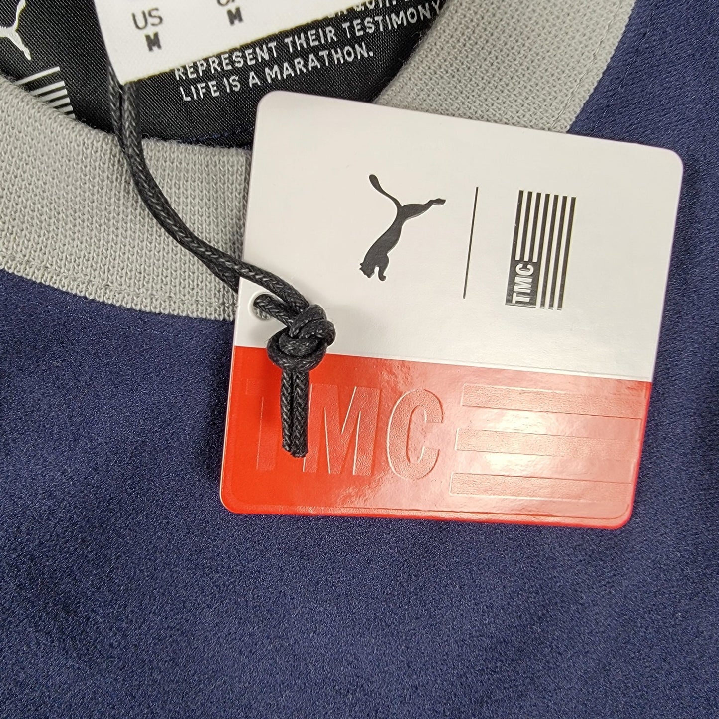 Puma x The Marathon Clothing Mens Long Sleeve Crew Sz M 531222 01